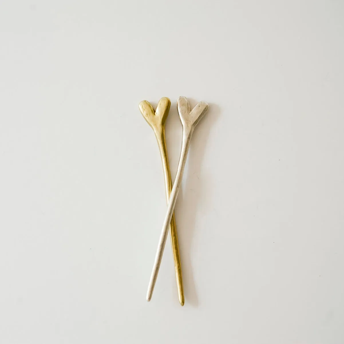 Sculpted Heart Hair Stick
