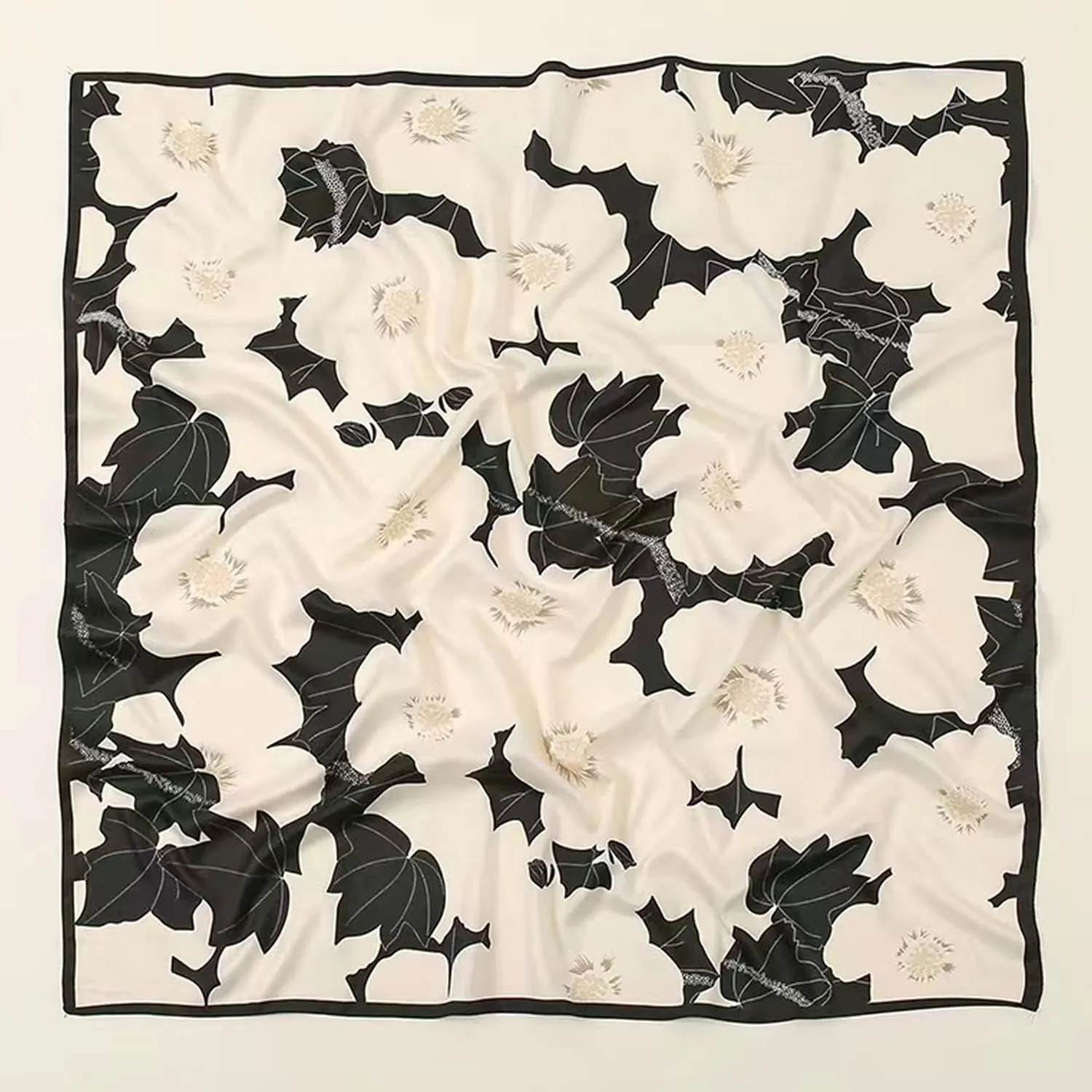 Silk Scarf for Hair - Head Scarf for Women, Lightweight Satin Scarf for Hair Wrapping and Sleeping at Night, 35"x35"