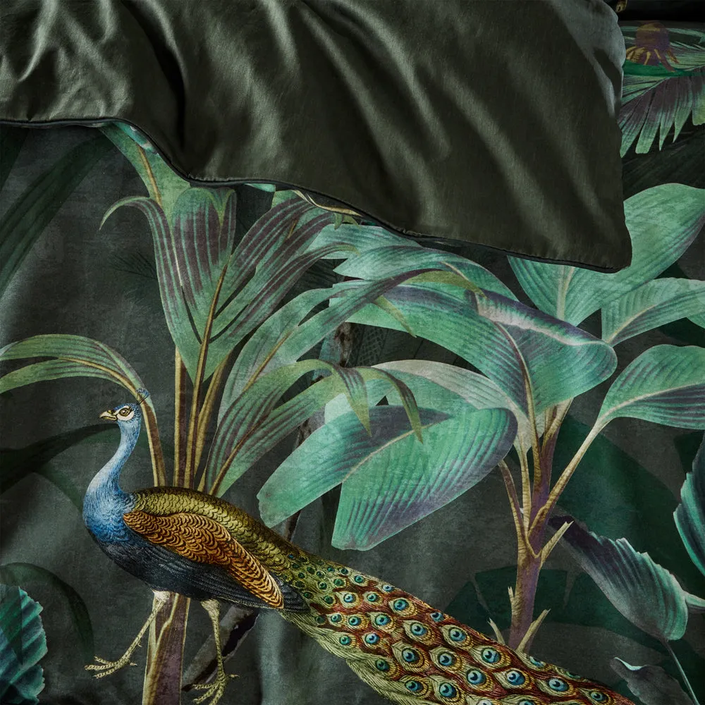 Siona Tropical 100% Cotton Duvet Cover Set Forest