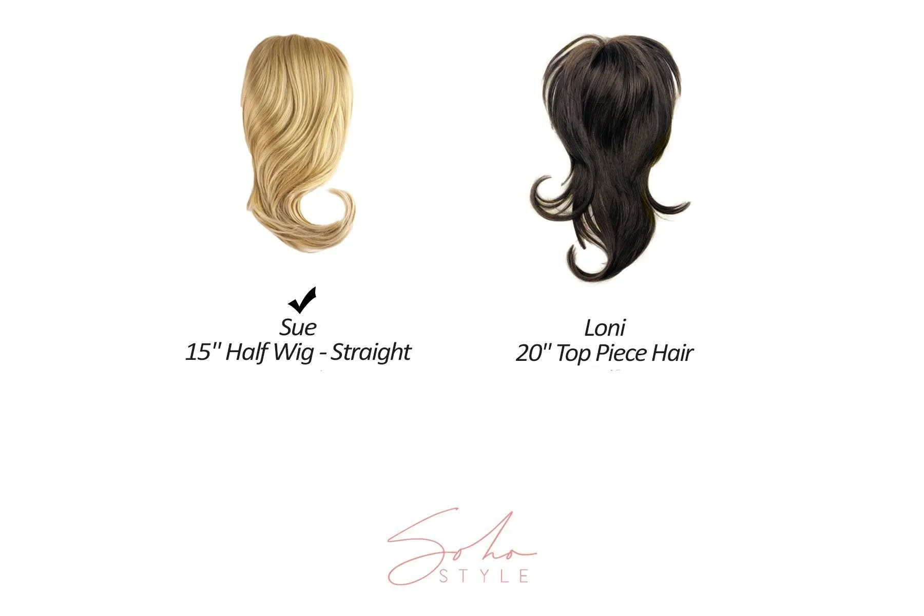 Sue - 15" Vegan / Futura Hair Volume Topper Extension