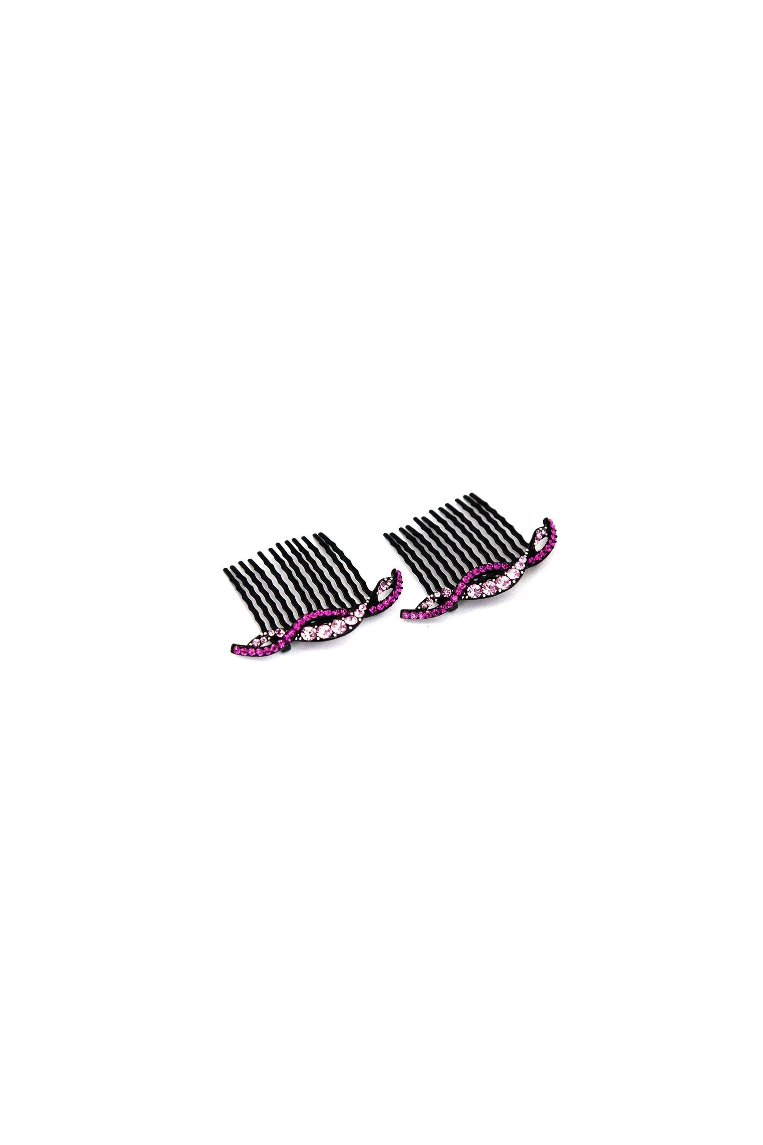 Summer Wave Crystal Hair Comb (Sold as a Pair)