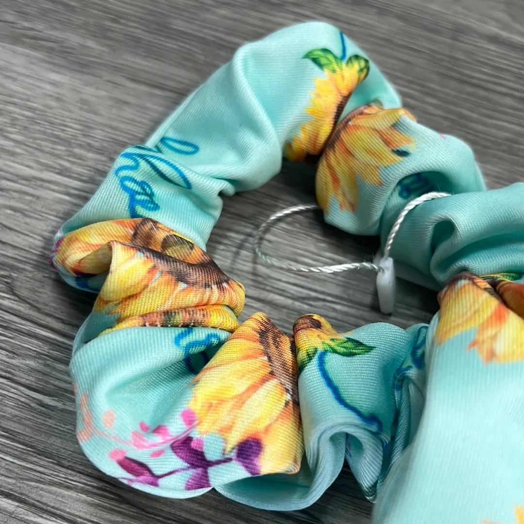 Teal Thrill Tahoe Scrunchie