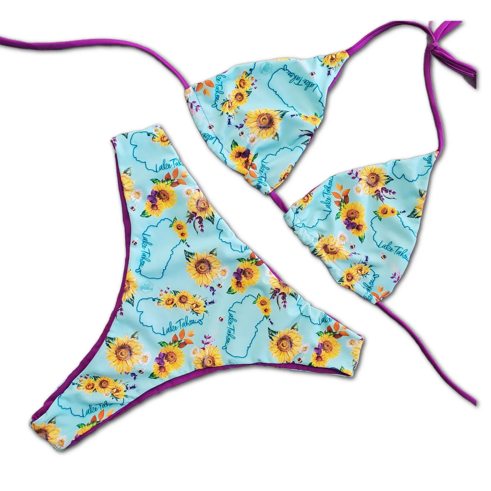 Teal Thrill Tahoe Scrunchie