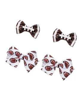 Turban Headband with Football Bows and Hair Band for Baby Girls BBG19 (B3)