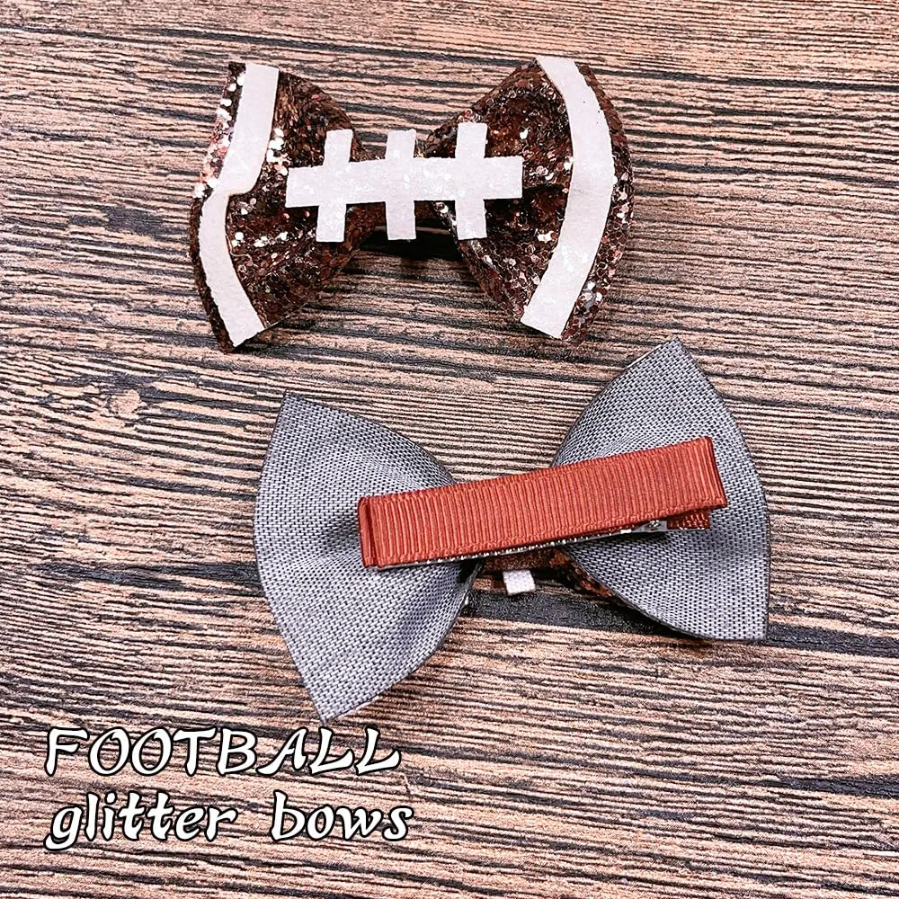 Turban Headband with Football Bows and Hair Band for Baby Girls BBG19 (B3)
