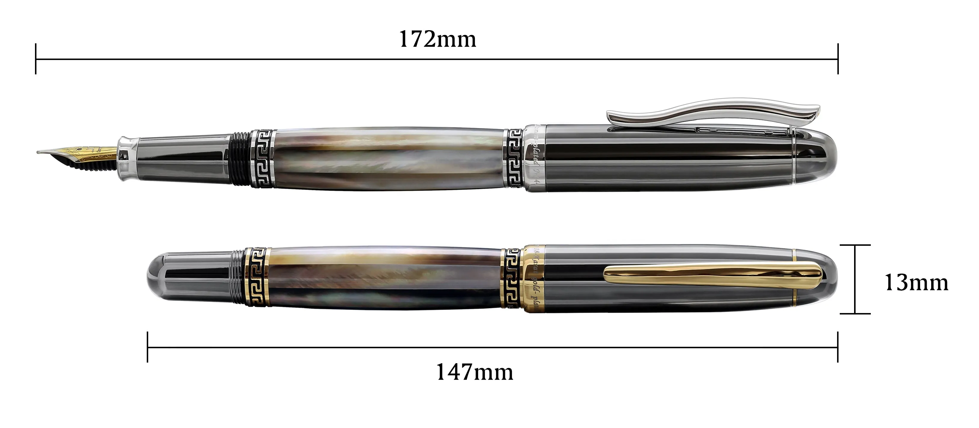 Xezo Maestro® Black MOP Tungsten F-2